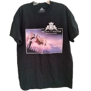 King of the Prism Shiny Seven Stars Tee Men's Sz L Lootwear Orig LootAnime Black